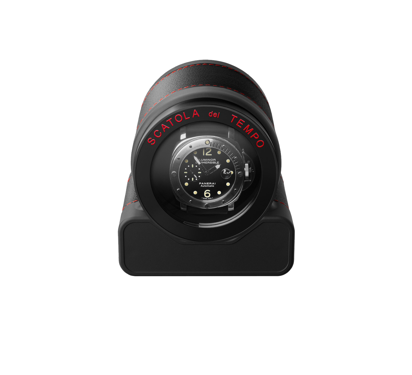 Коробка для часов с автоподзаводом SCATOLA del TEMPO Watch Winders ROTOR ONE RACING RED + BLACK/RED - фото 2 – Mercury