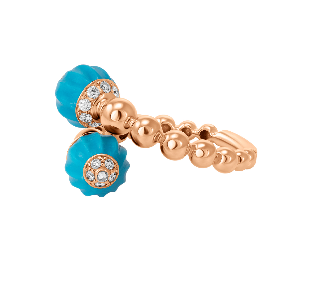 Кольцо CASATO Boutique Portofino MX-1468TURBT-P - фото 2 – Mercury