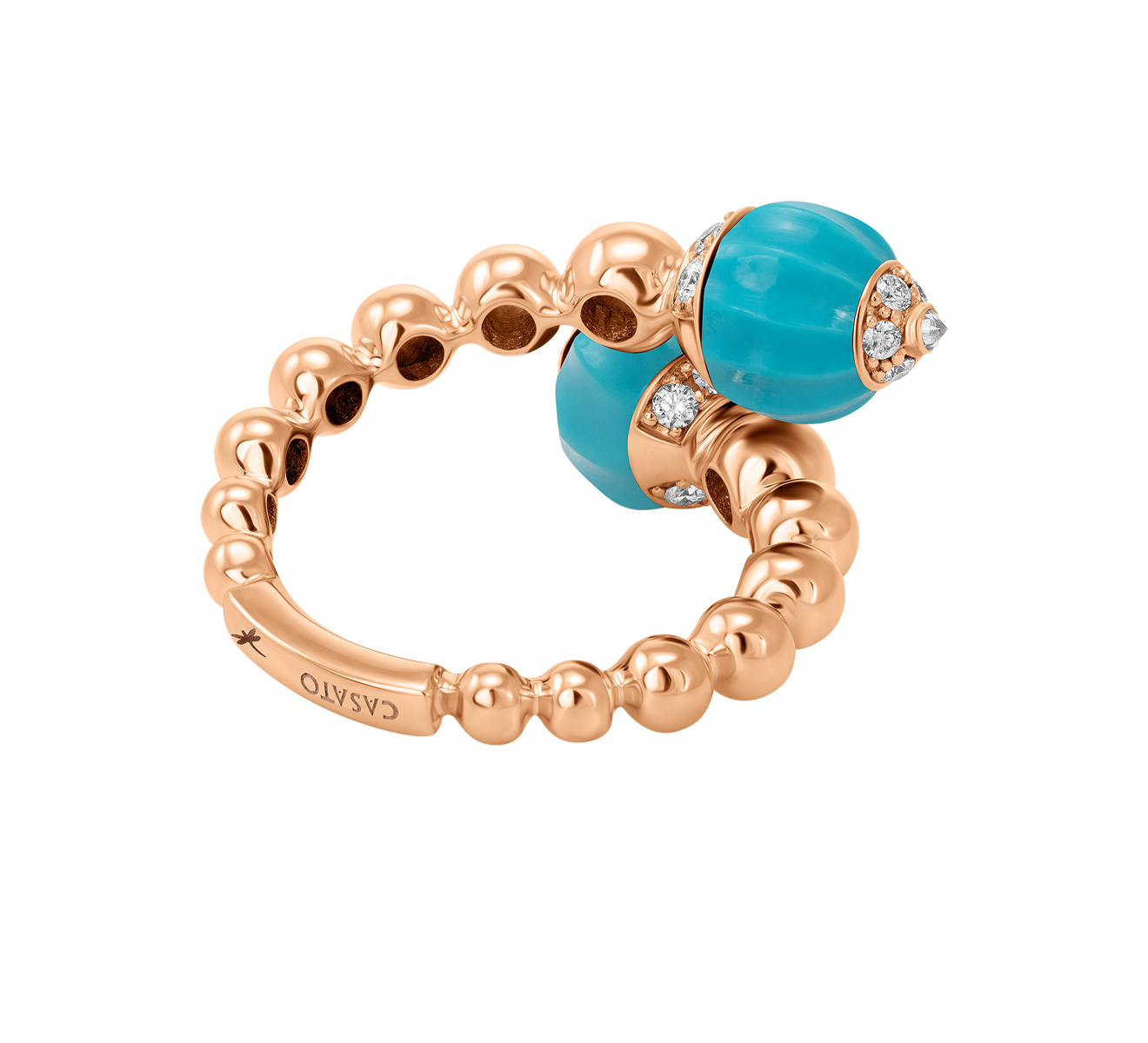 Кольцо CASATO Boutique Portofino MX-1485TURBT-P - фото 3 – Mercury