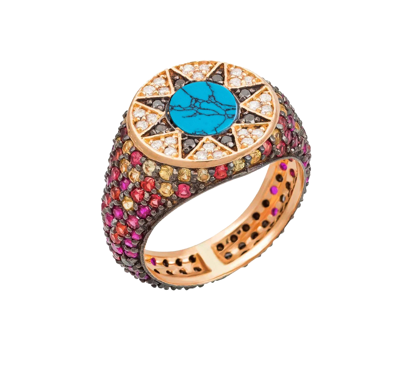 Кольцо L'ATELIER NAWBAR Cosmic Love R49FR - фото 1 – Mercury