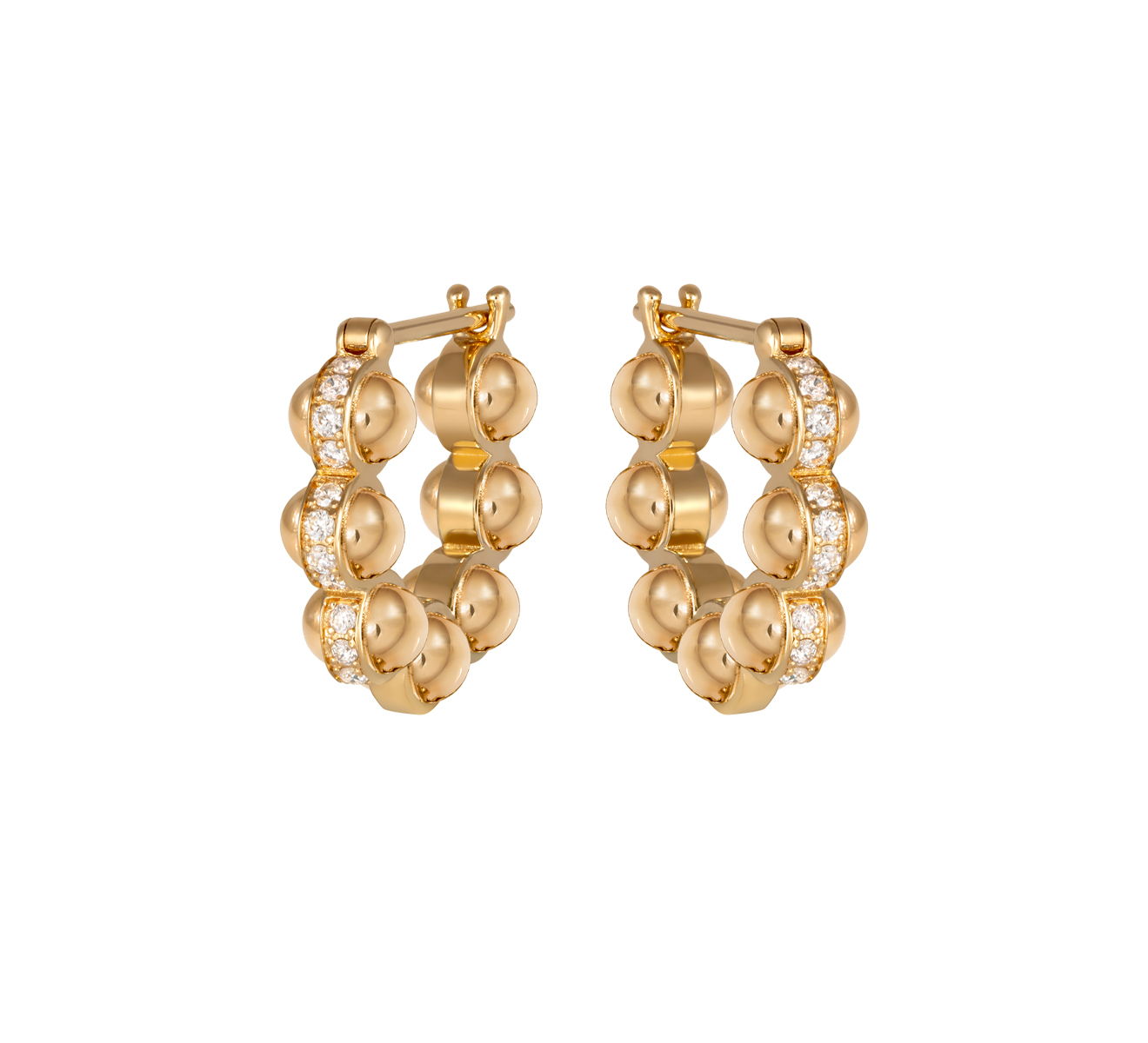 Серьги L'ATELIER NAWBAR Atoms E151FG - фото 1 – Mercury
