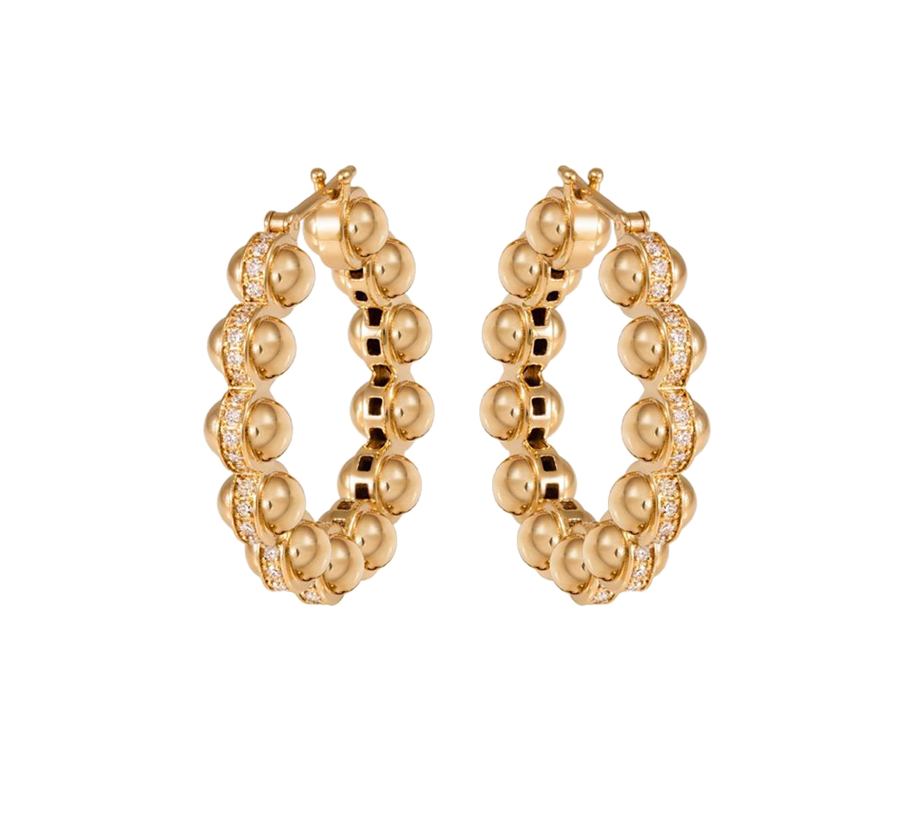 Серьги L'ATELIER NAWBAR Atoms E74FG - фото 1 – Mercury