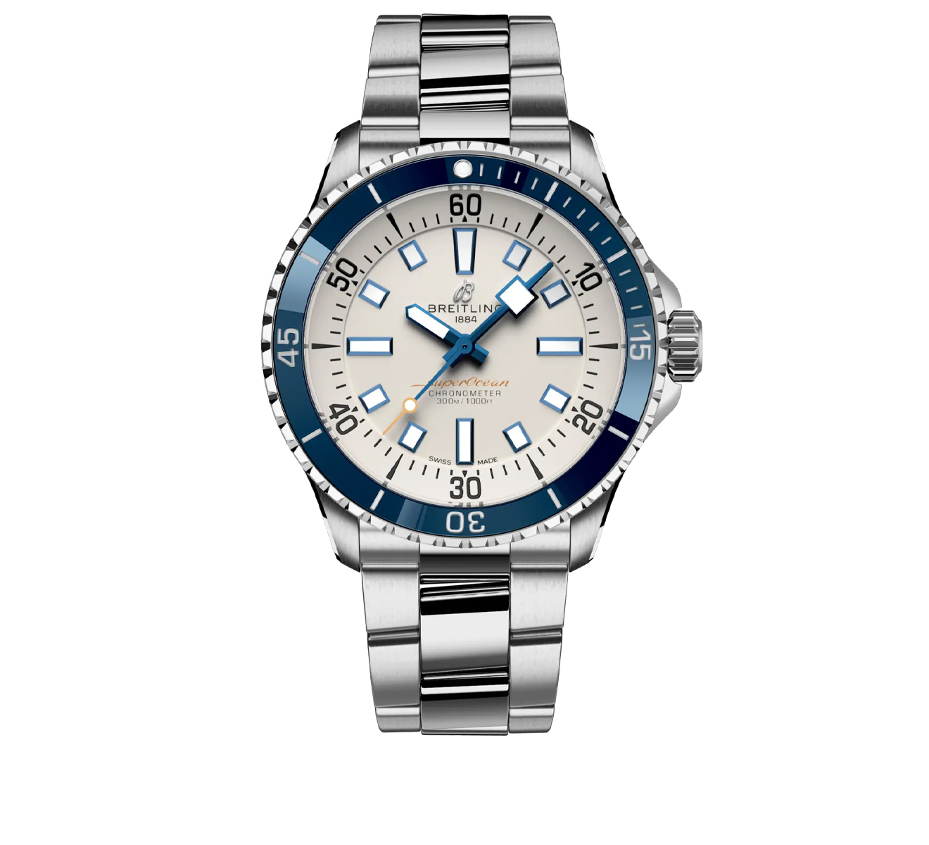 Часы Superocean Automatic 42 Breitling Superocean A17375E71G1A1 - фото 1 – Mercury