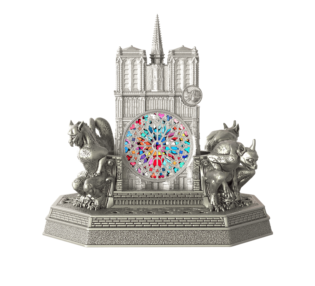 Зажигалка Notre Dame De Paris S.T. Dupont Haute Creation C23007 - фото 3 – Mercury