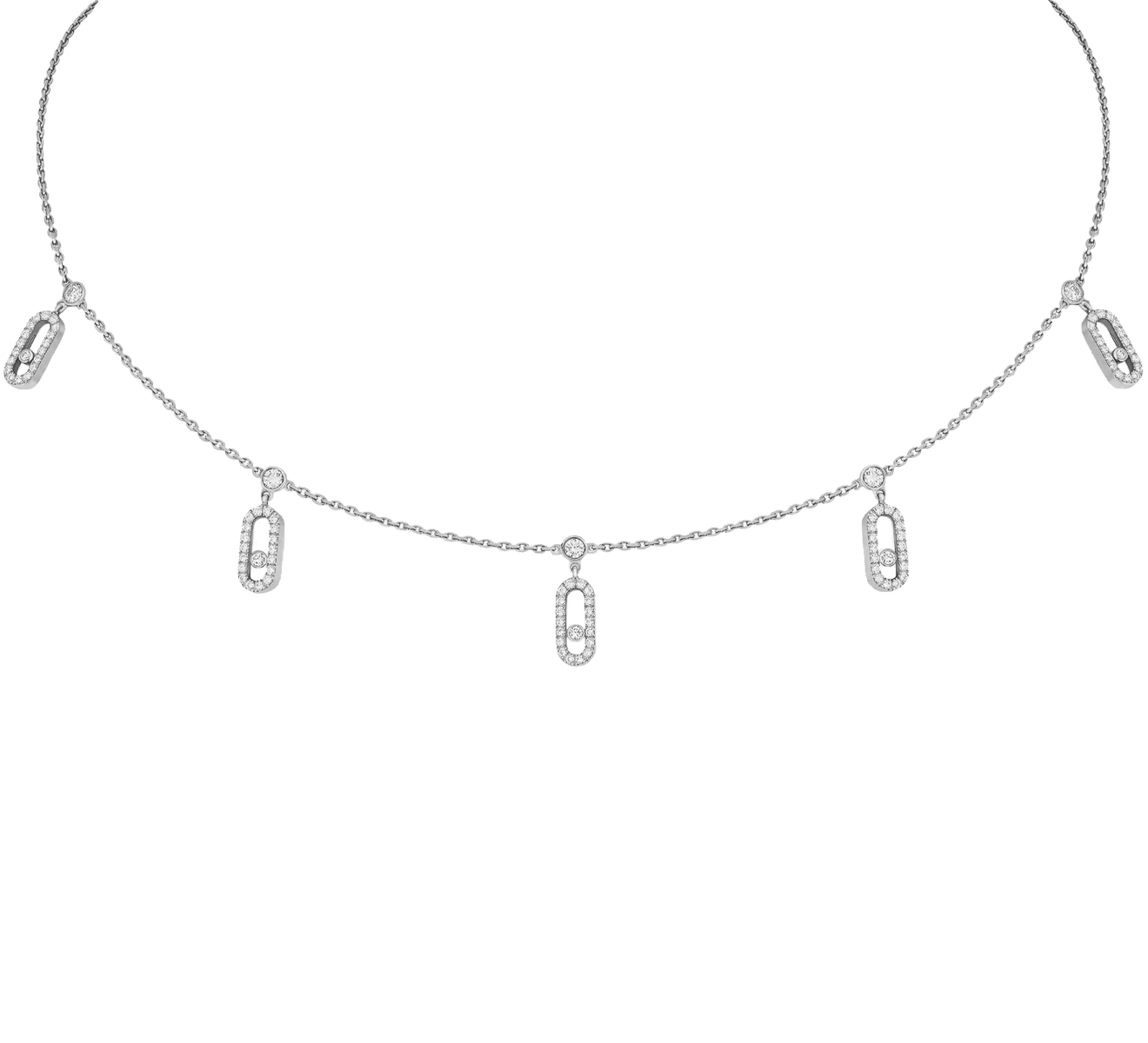 Колье MESSIKA Move Uno 12150-WG - фото 1 – Mercury