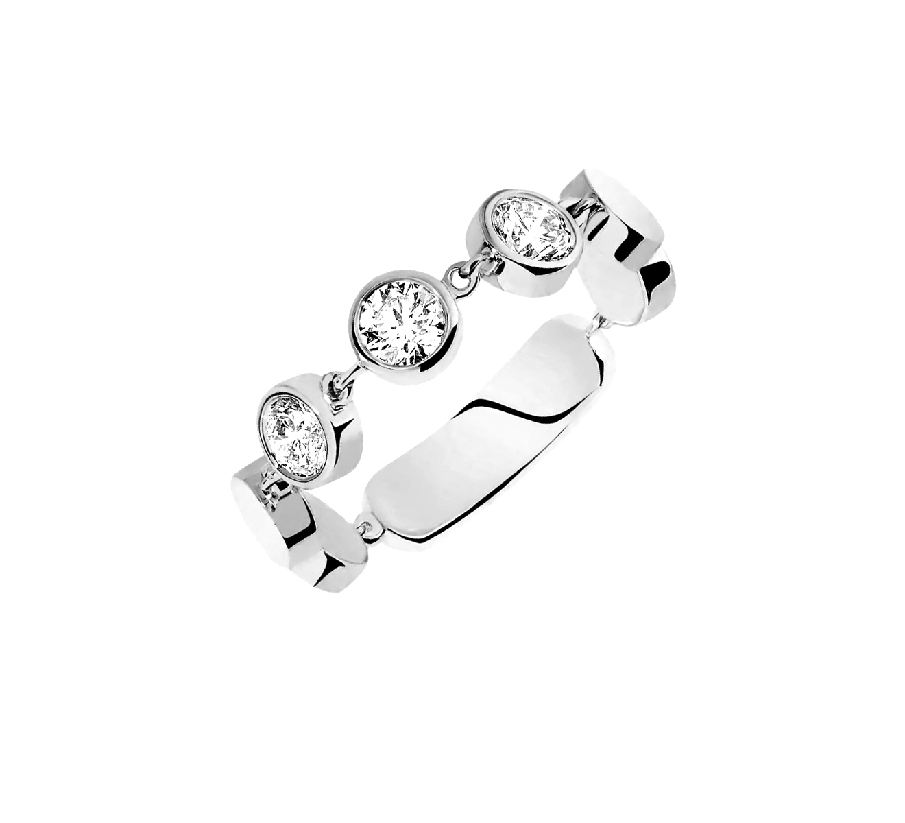 Кольцо MESSIKA D-Vibes 12991-WG - фото 1 – Mercury