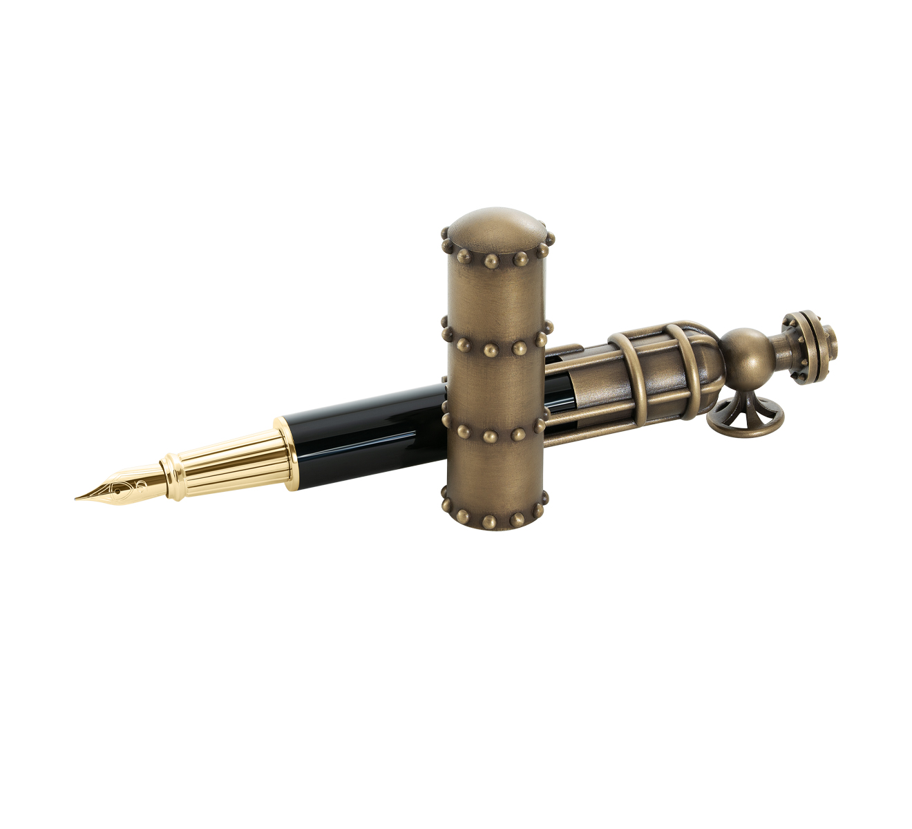 Перьевая ручка S.T. Dupont Black Gold 241004 - фото 2 – Mercury