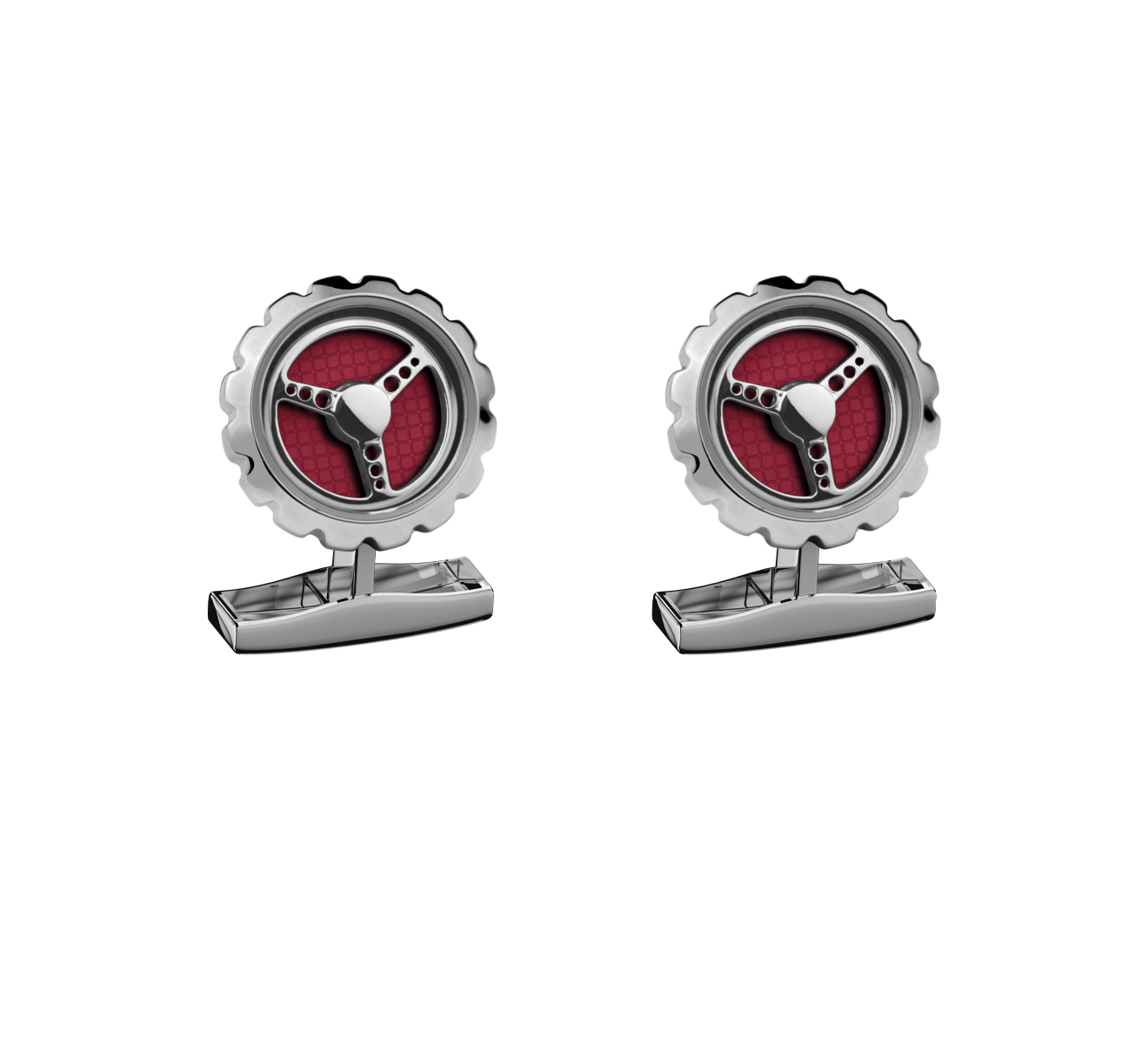 Запонки Chopard Classic Racing 95014-0104 - фото 1 – Mercury