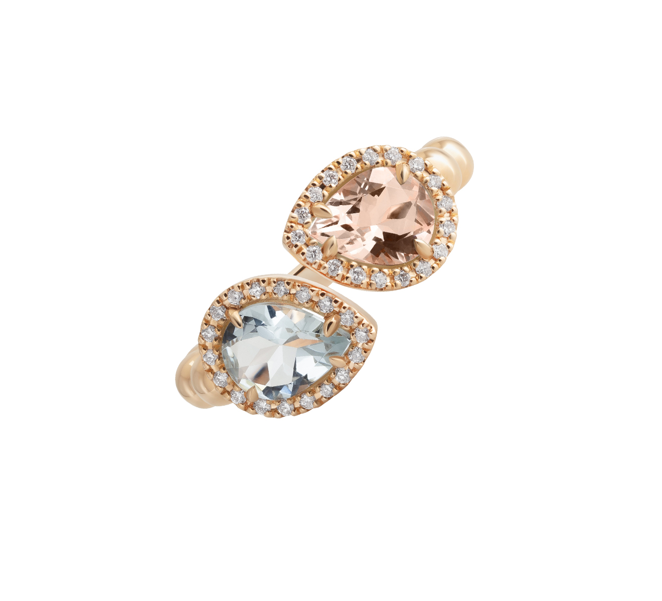 Кольцо CASATO Boutique Paris MX-1563AQUAPMORBT-P - фото 1 – Mercury