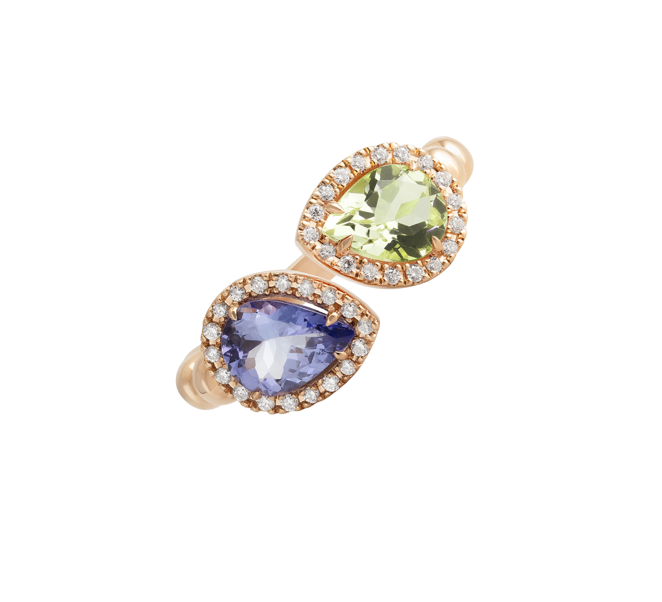 Кольцо CASATO Boutique Paris MX-1563TANZPERBT-P - фото 1 – Mercury