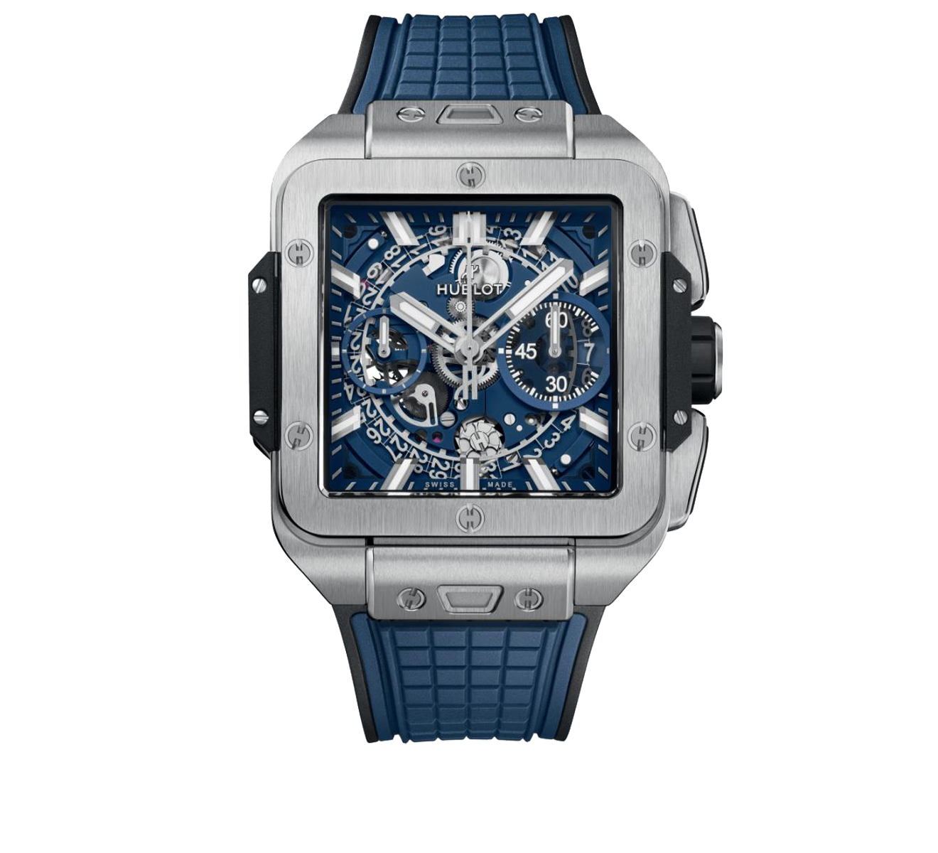 Часы Unico Titanium Blue HUBLOT Square Bang 821.NX.5170.RX - фото 1 – Mercury