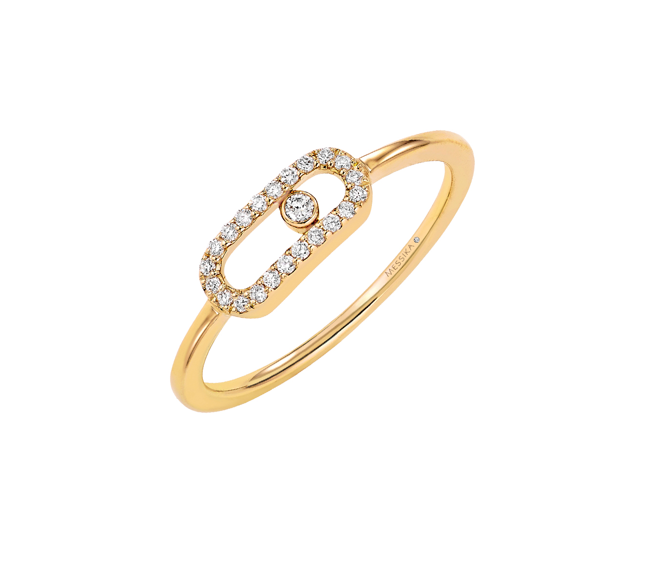 Кольцо MESSIKA Move Uno 04705-YG - фото 1 – Mercury