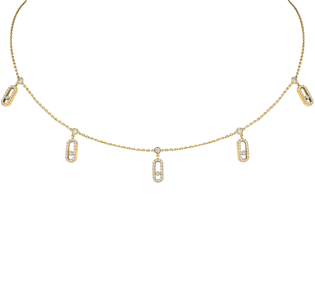 Колье MESSIKA Move Uno 12150-YG - фото 1 – Mercury