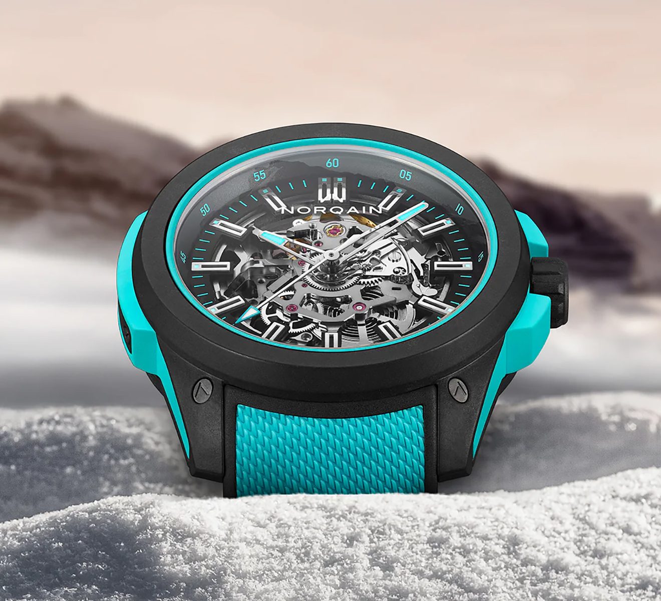 Часы Independence Wild One Turquoise NORQAIN Independence NNQ3000QBQ1AS/B007/3W1QBR.20BQ - фото 2 – Mercury