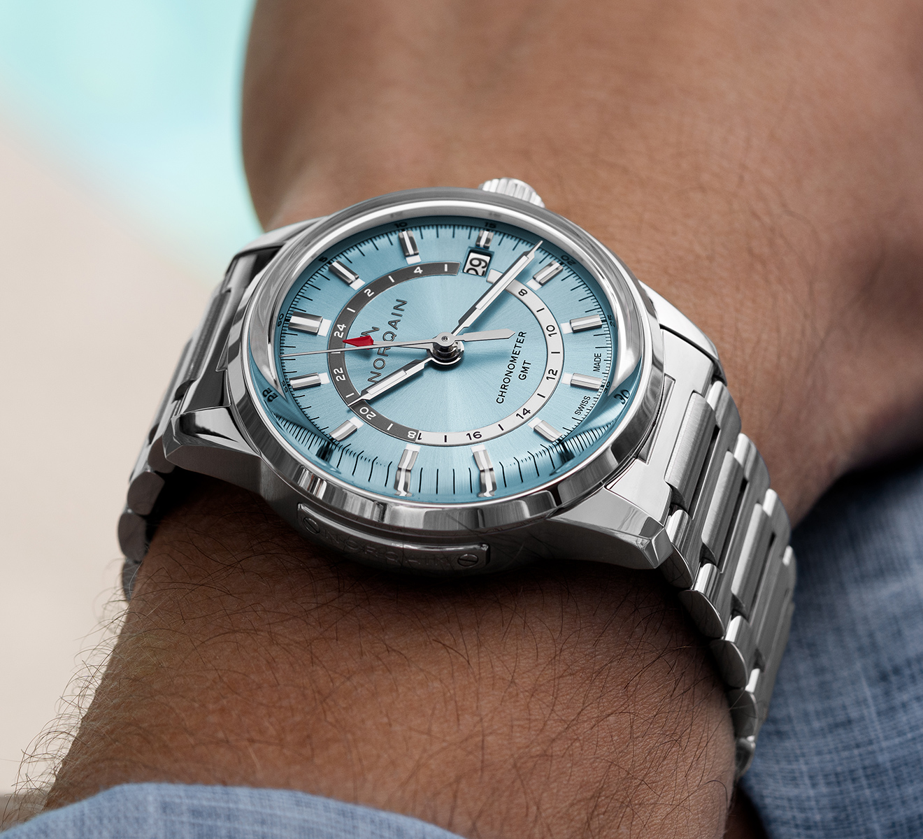 Часы Freedom 60 GMT NORQAIN Freedom NN2100SG/IA211/201SG - фото 3 – Mercury