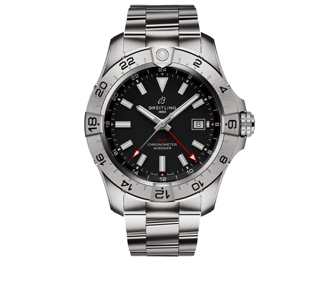 Часы Avenger Automatic GMT 44 Breitling Avenger A32320101B1A1 - фото 1 – Mercury