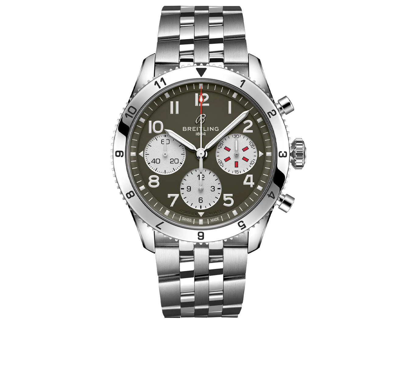 Часы Classic Avi Chronograph Curtiss Warhawk Breitling Classic Avi A233802A1L1A1 - фото 1 – Mercury