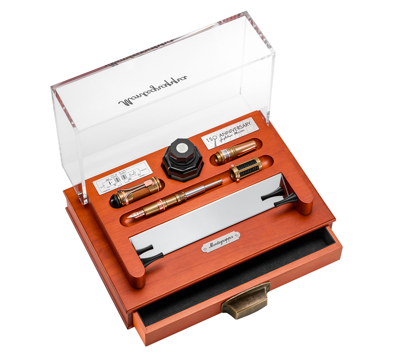 Перьевая ручка Montegrappa Marconi Model 150 ISGMN2BW - фото 5 – Mercury