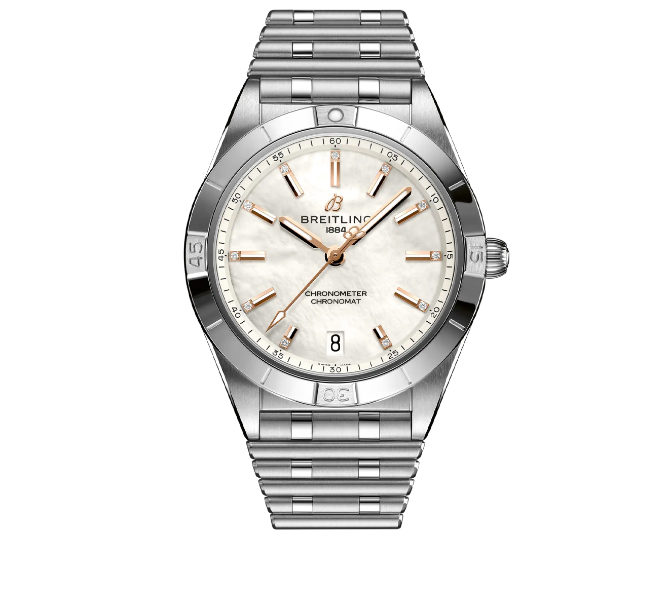 Часы Chronomat Automatic Breitling Chronomat A10380101A4A1 - фото 1 – Mercury