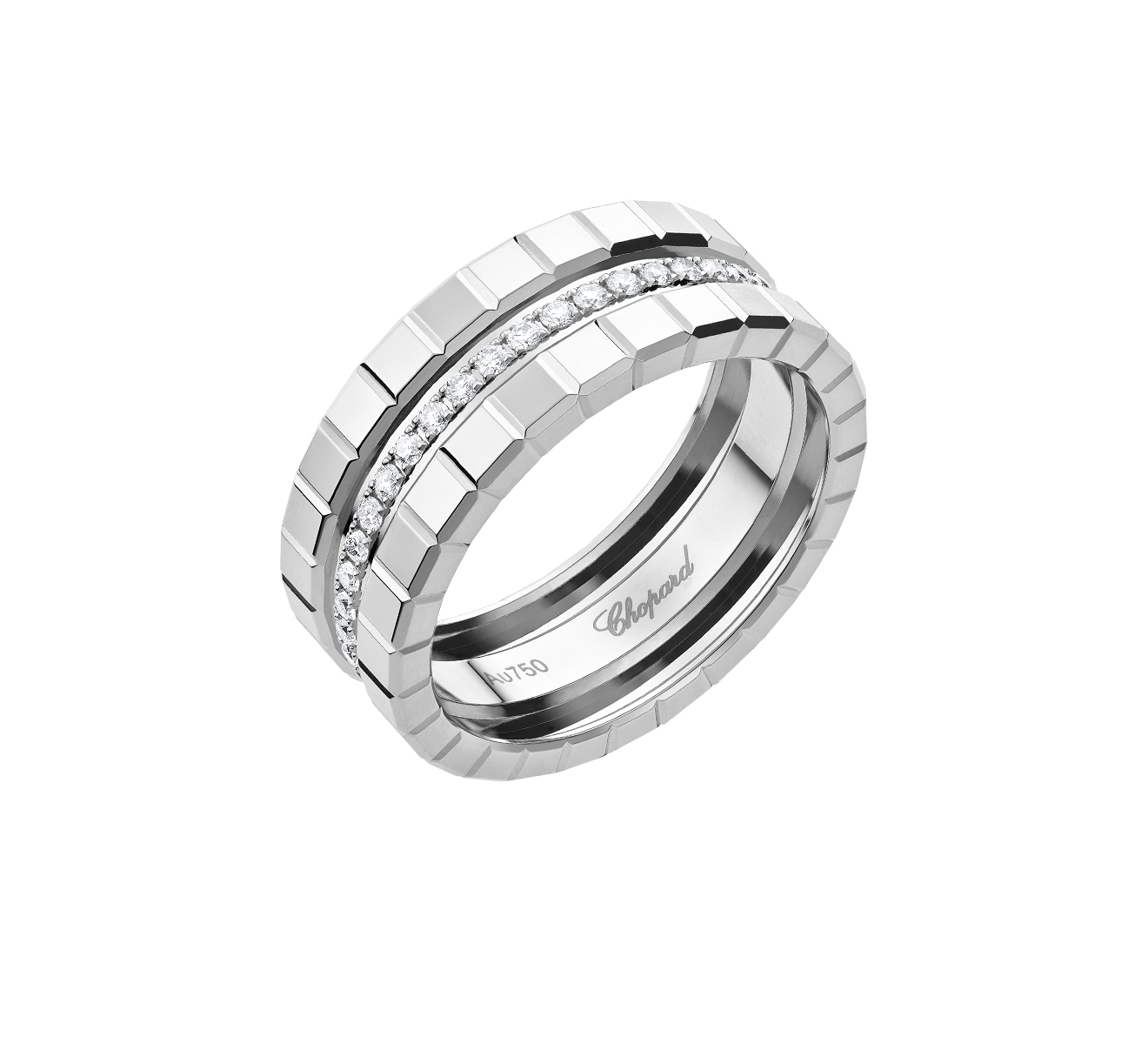 Кольцо Chopard Ice Cube 827005-1040 - фото 1 – Mercury