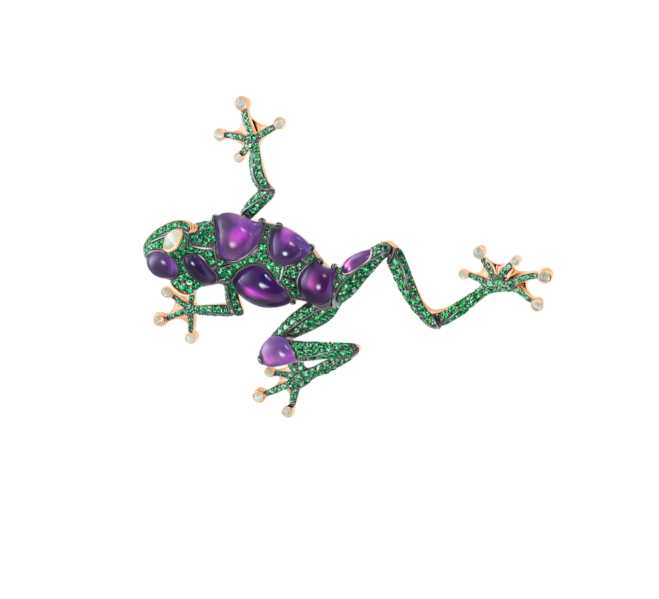 Брошь Mercury Color MBCH12675/RG/TVR - фото 1 – Mercury