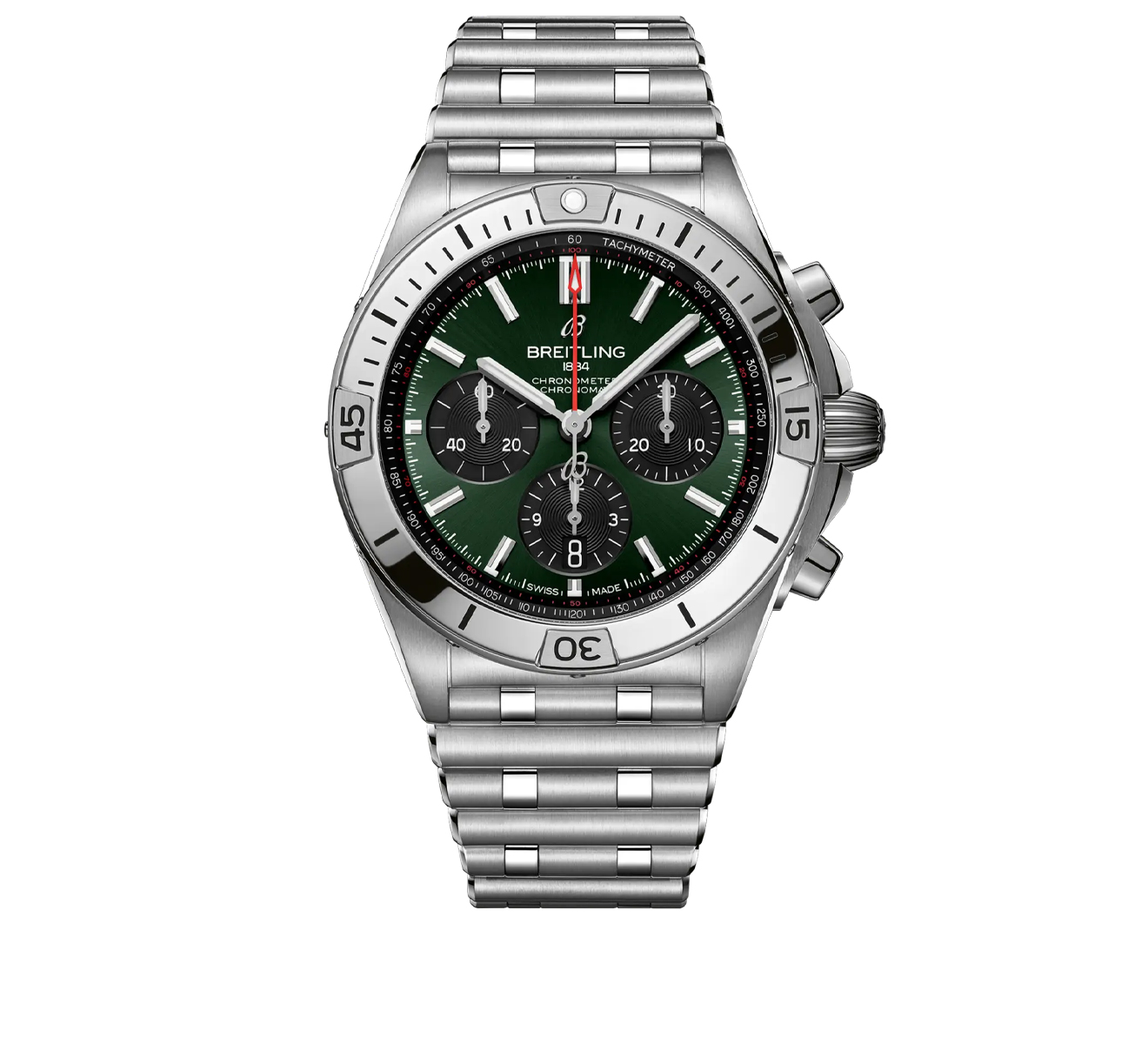 Часы Chronomat B01 Breitling Chronomat AB0134101L2A1 - фото 1 – Mercury