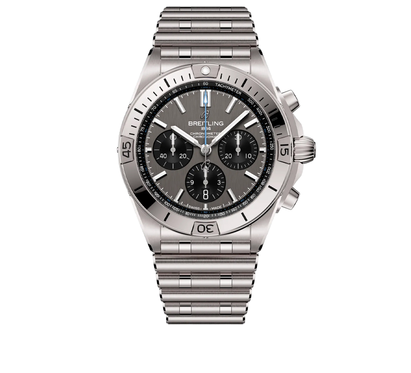 Часы Chronomat B01 Breitling Chronomat EB0134101M1E1 - фото 1 – Mercury