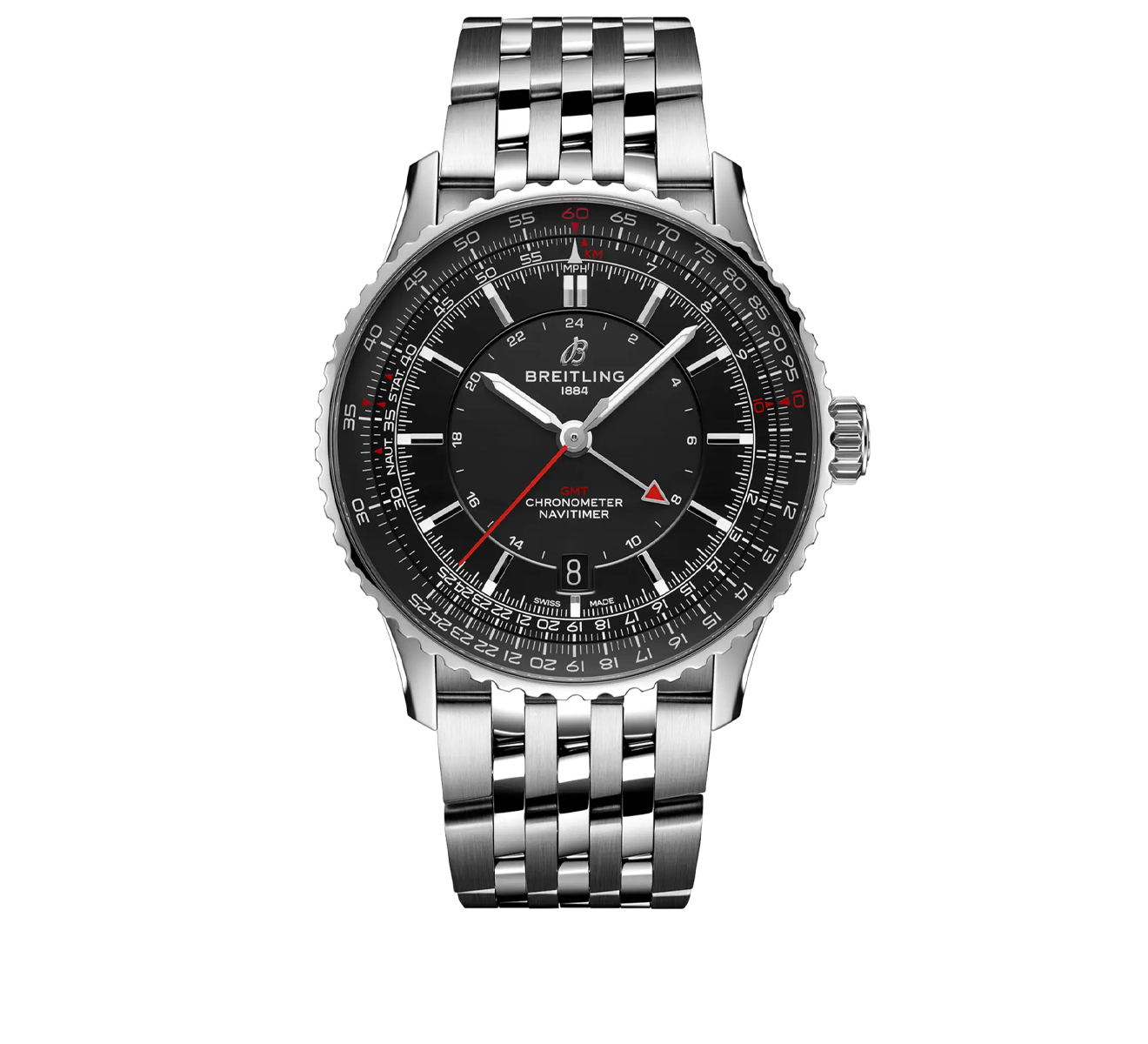 Часы Navitimer Automatic GMT Breitling Navitimer A32310251B1A1 - фото 1 – Mercury