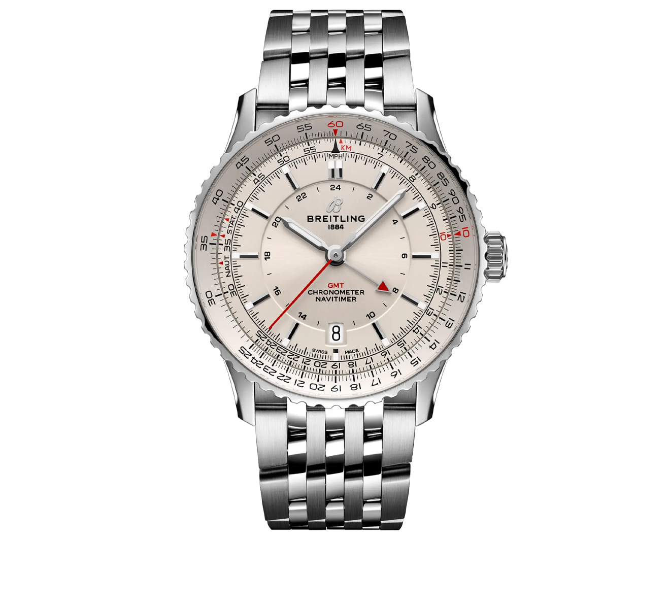 Часы Navitimer Automatic GMT Breitling Navitimer A32310211G1A1 - фото 1 – Mercury