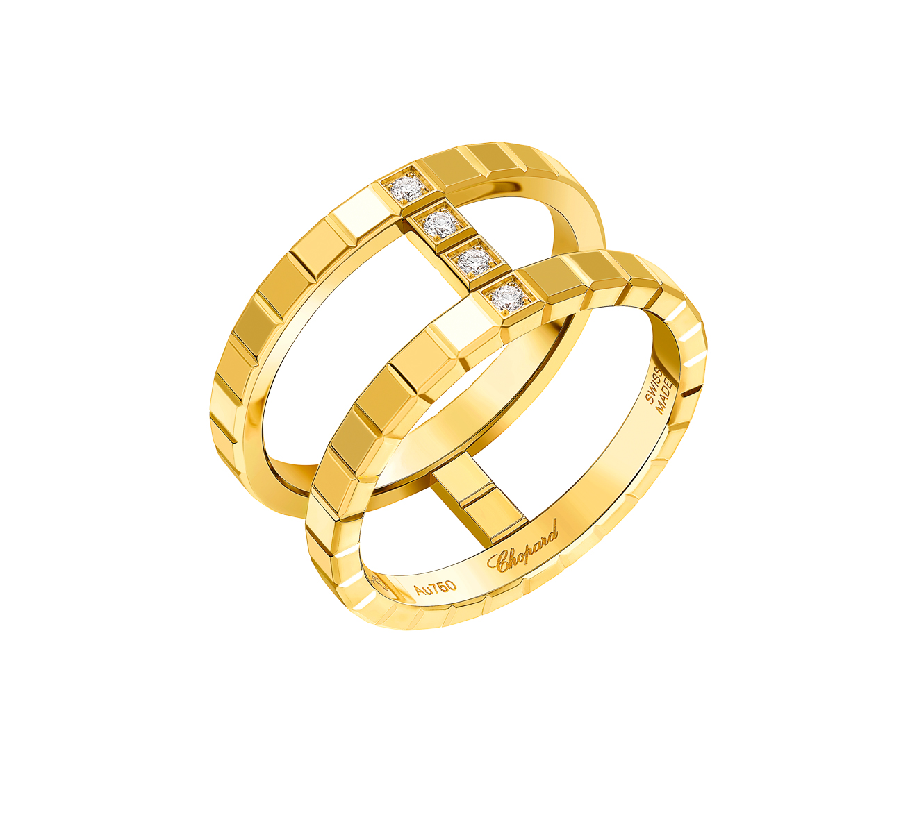 Кольцо Chopard Ice Cube 827006-0010 - фото 1 – Mercury