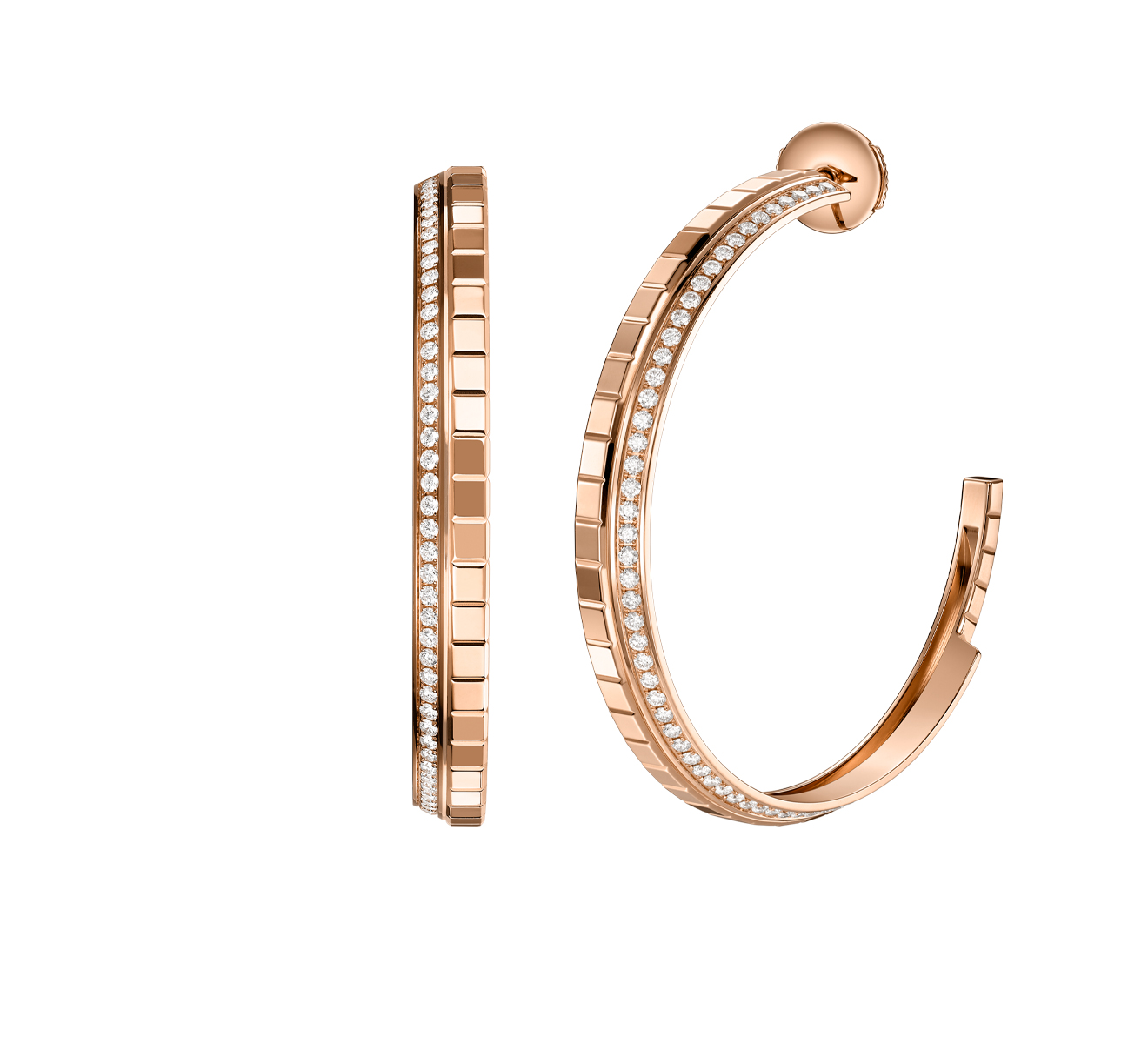 Серьги Chopard Ice Cube 837008-5002 - фото 2 – Mercury