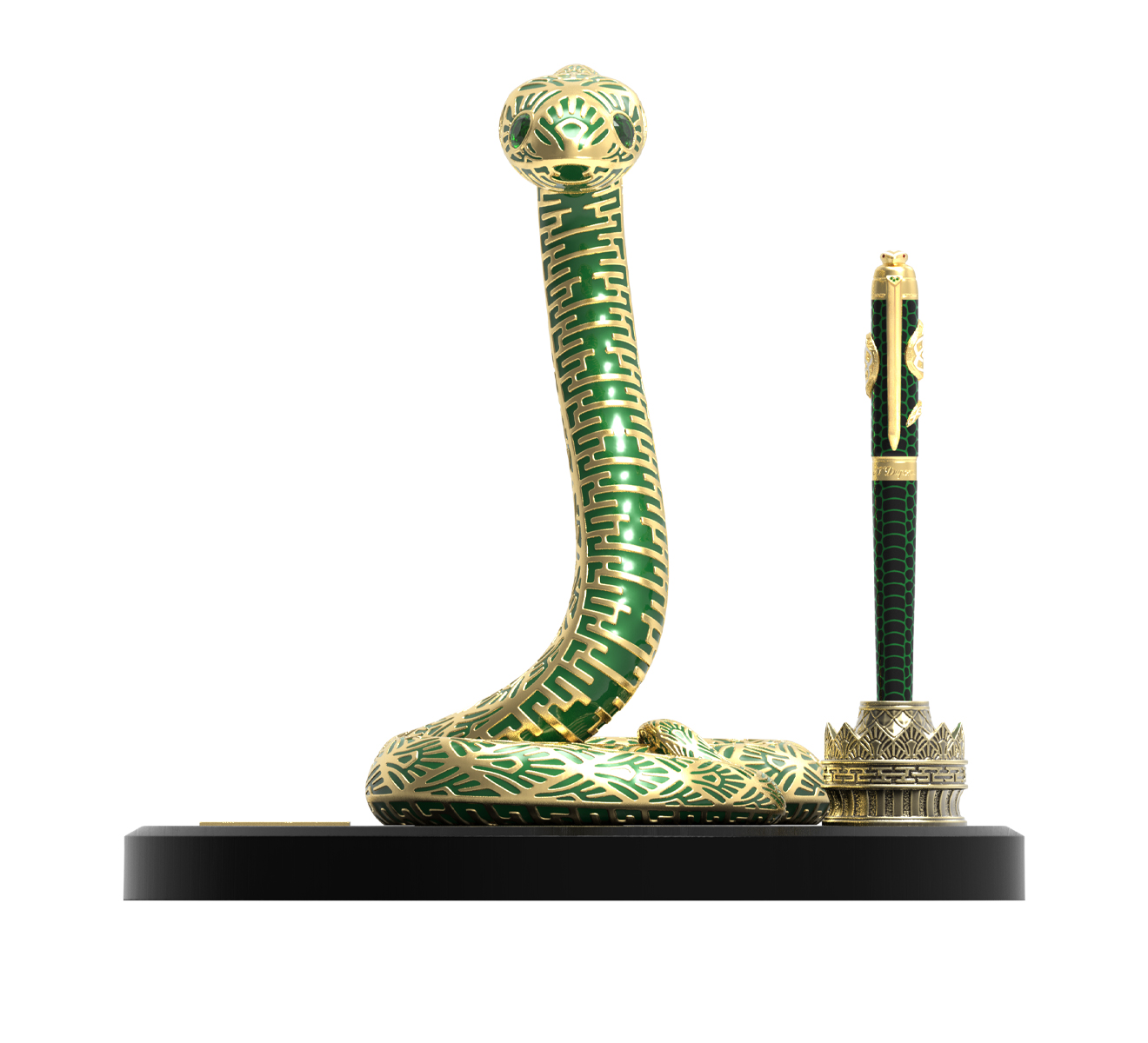 Перьевая ручка Year Of The Snake S.T. Dupont Haute Creation 420074XL - фото 3 – Mercury