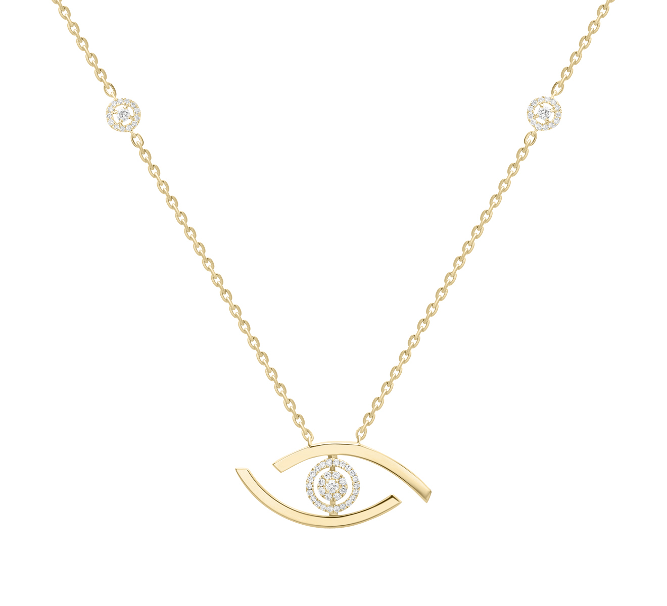 Колье MESSIKA Lucky Eye 11569-YG - фото 1 – Mercury