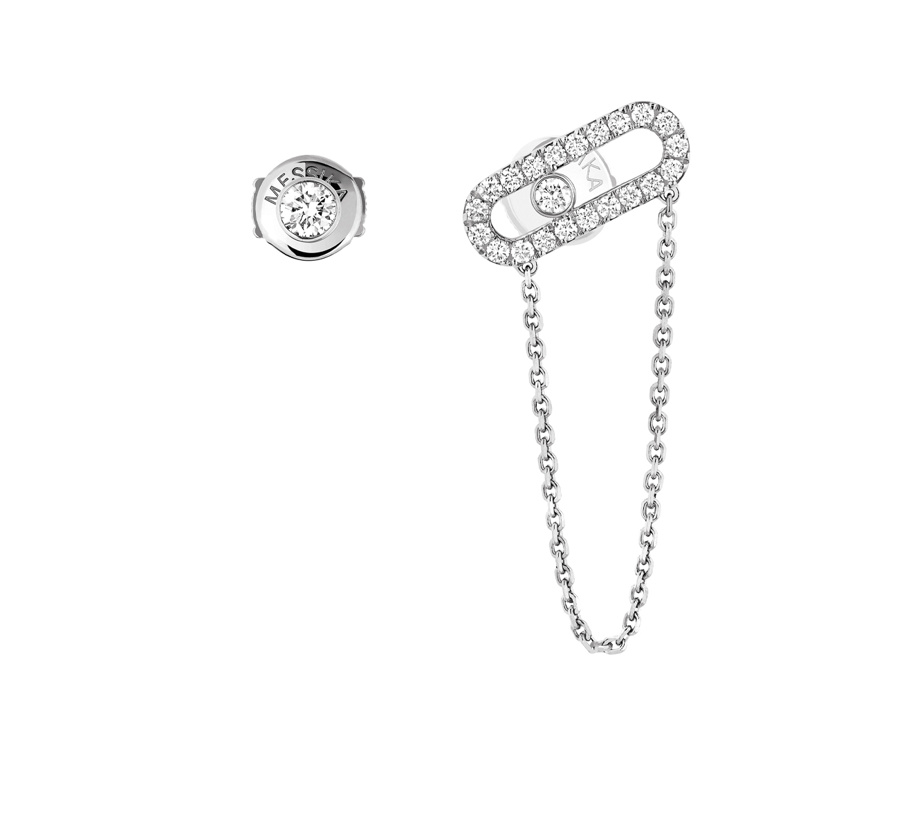 Серьги MESSIKA Move Uno 12146-WG - фото 1 – Mercury