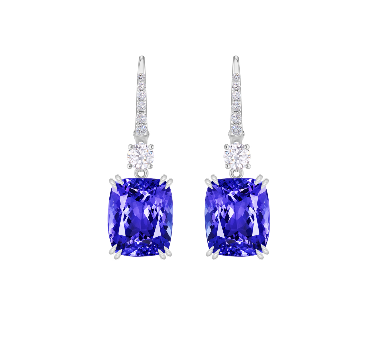 Серьги Mercury Gems ME32042WDTANZ - фото 1 – Mercury