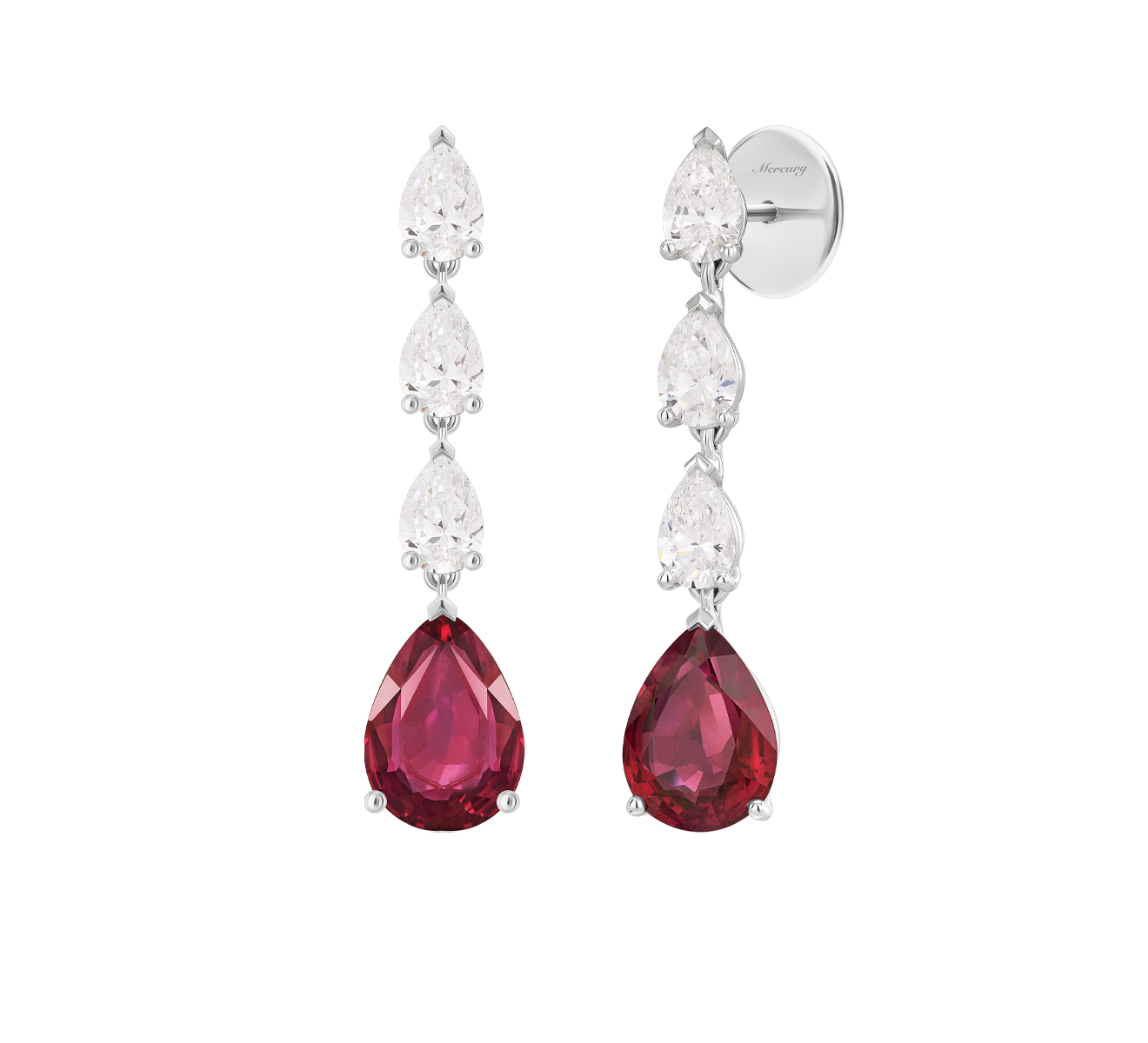 Серьги Mercury Color ME25134WDR - фото 2 – Mercury