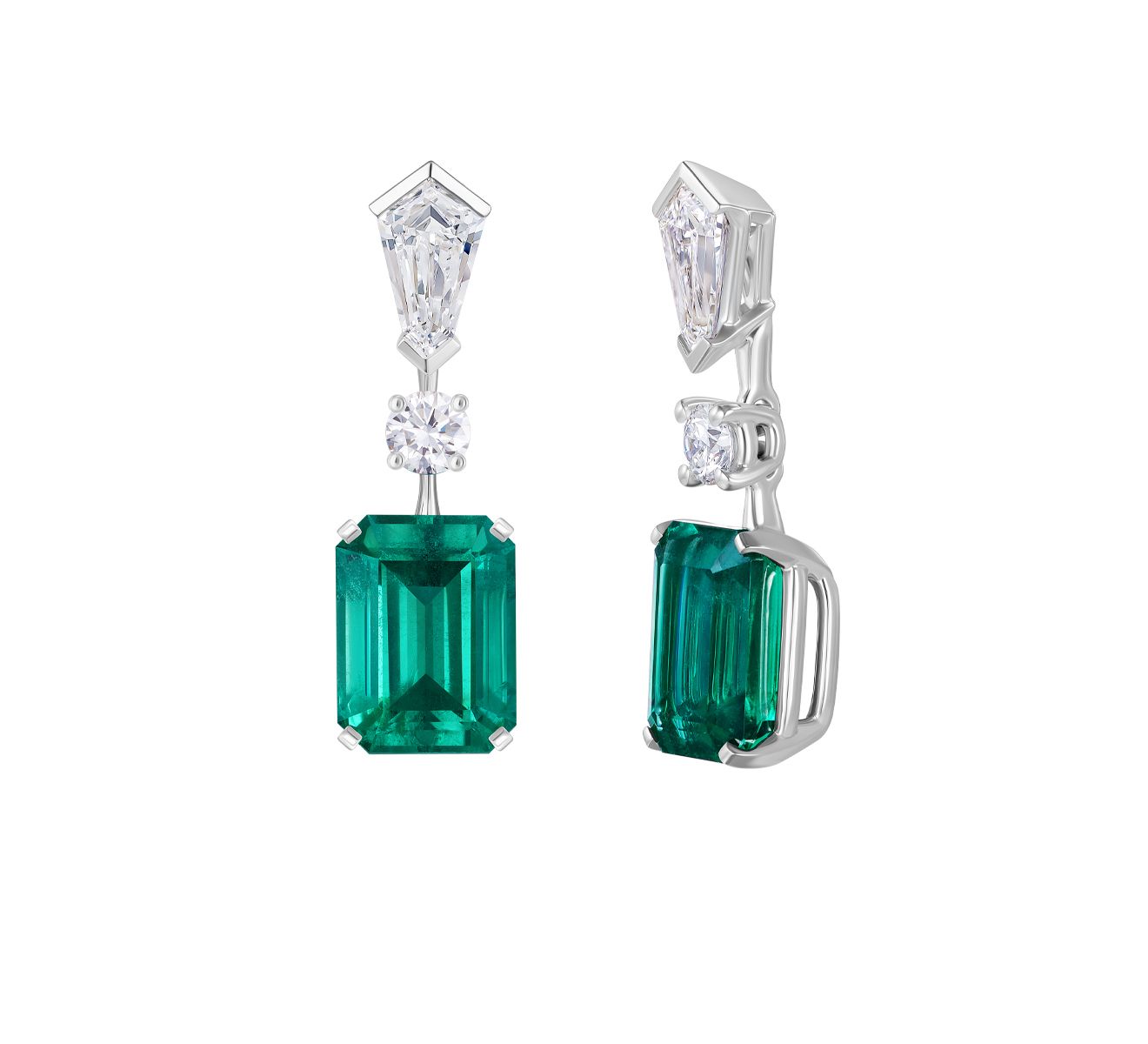 Серьги Mercury Color ME22838WDE - фото 2 – Mercury