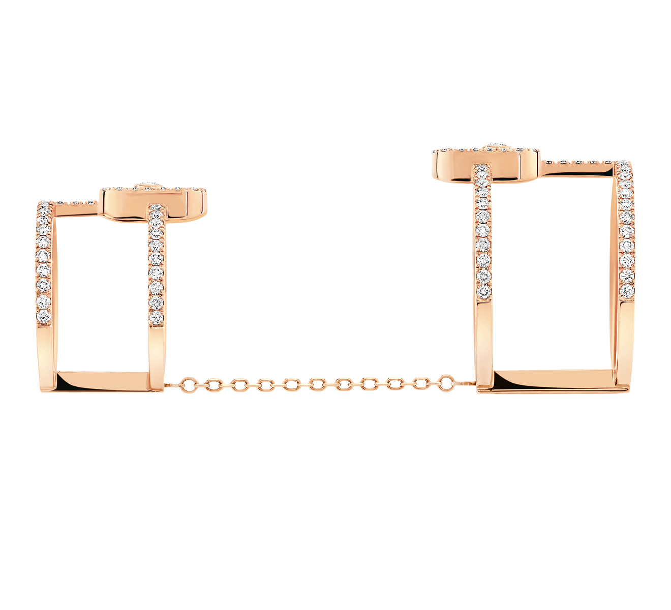 Кольцо MESSIKA Move Uno 12857-PG - фото 2 – Mercury