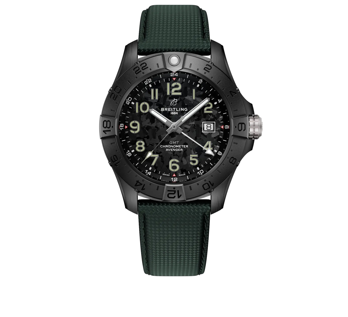Часы Avenger Automatic GMT 44 Night Mission Breitling Avenger S32320101B1X1 - фото 1 – Mercury