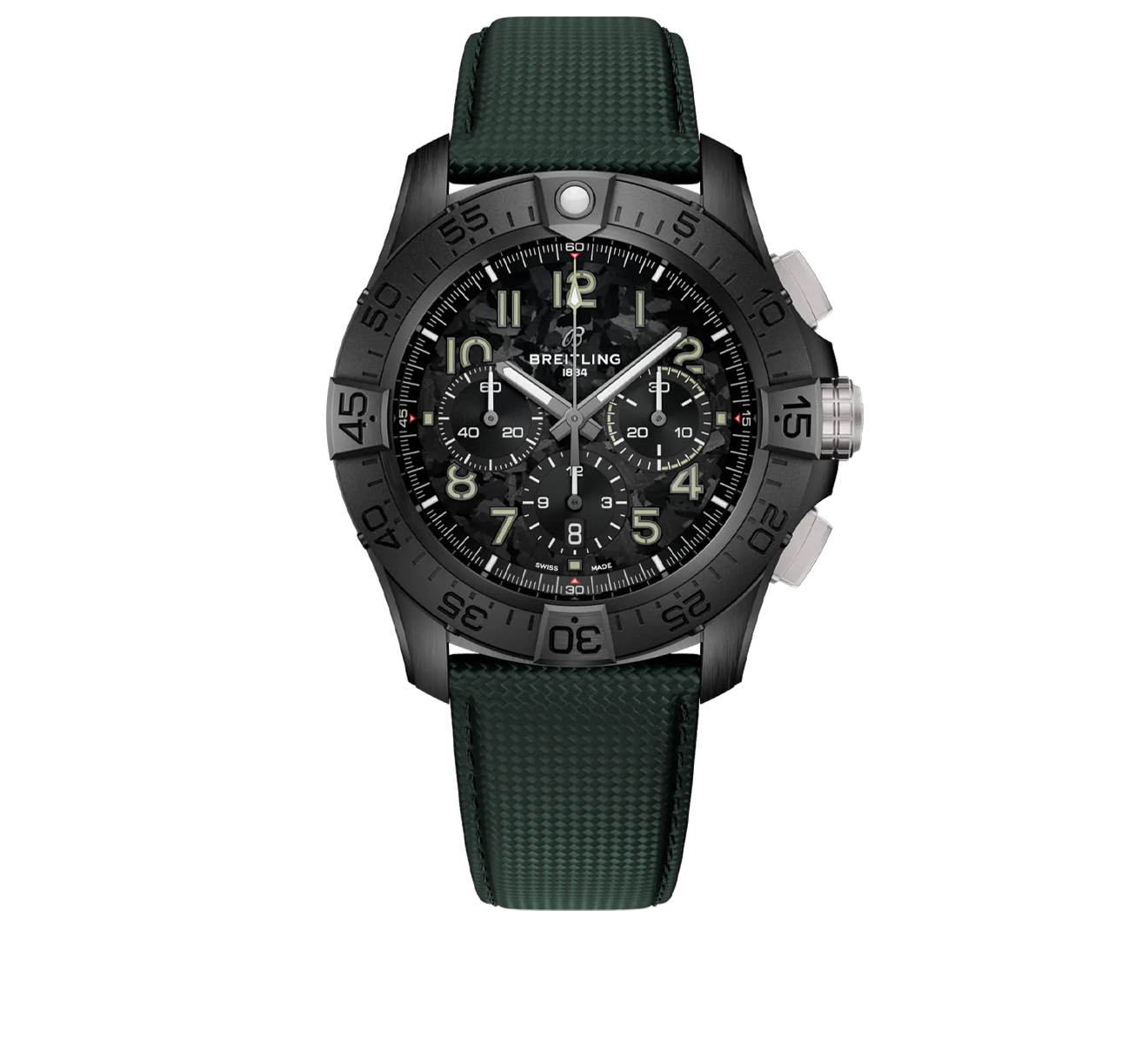 Часы Avenger B01 Chronograph 46 Night Mission Breitling Avenger SB0148101B1X1 - фото 1 – Mercury