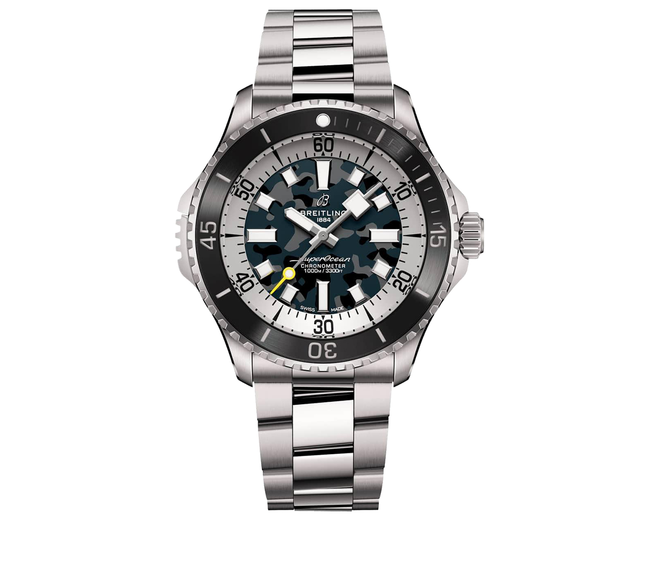 Часы Superocean Automatic 46 Super Diver Breitling Superocean E10379351B1E1 - фото 1 – Mercury