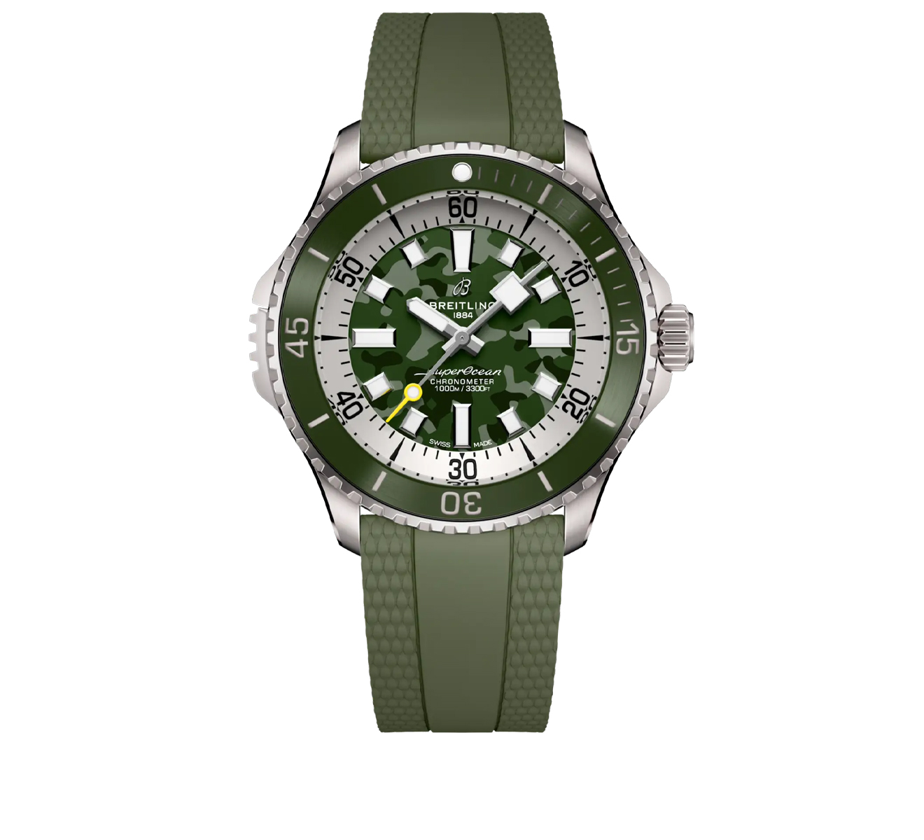 Часы Superocean Automatic 46 Super Diver Breitling Superocean E10379D31L1S1 - фото 1 – Mercury