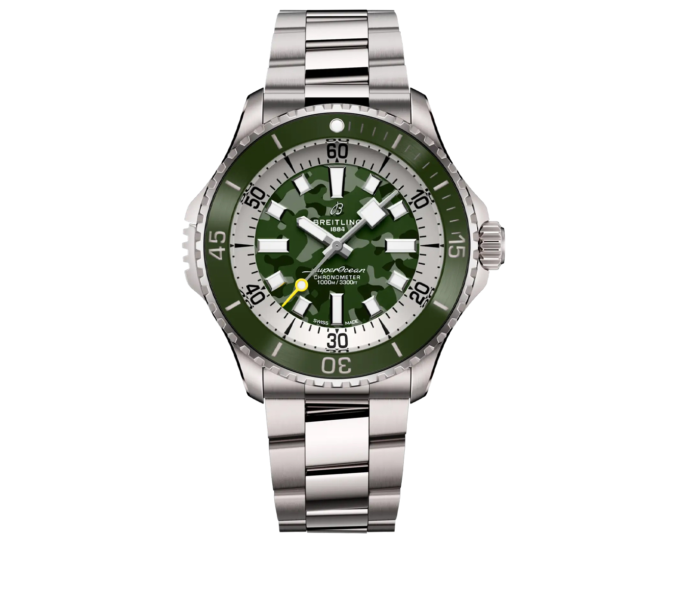 Часы Superocean Automatic 46 Super Diver Breitling Superocean E10379D31L1E1 - фото 1 – Mercury