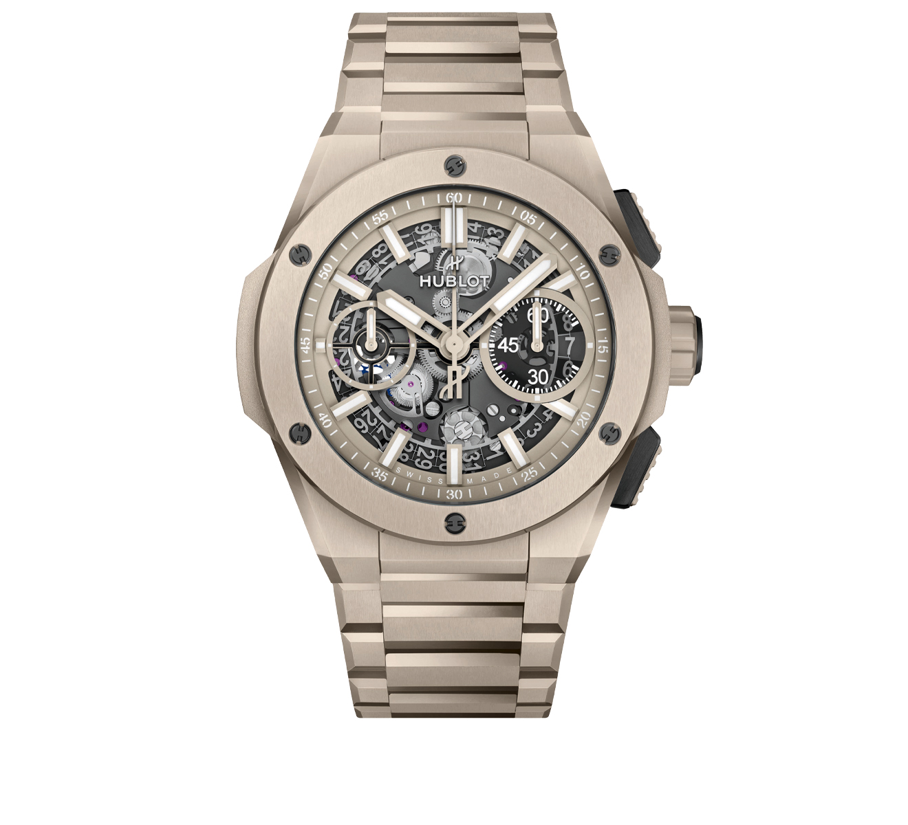 Часы Integrated Beige Ceramic HUBLOT Big Bang 451.CZ.4620.CZ - фото 1 – Mercury