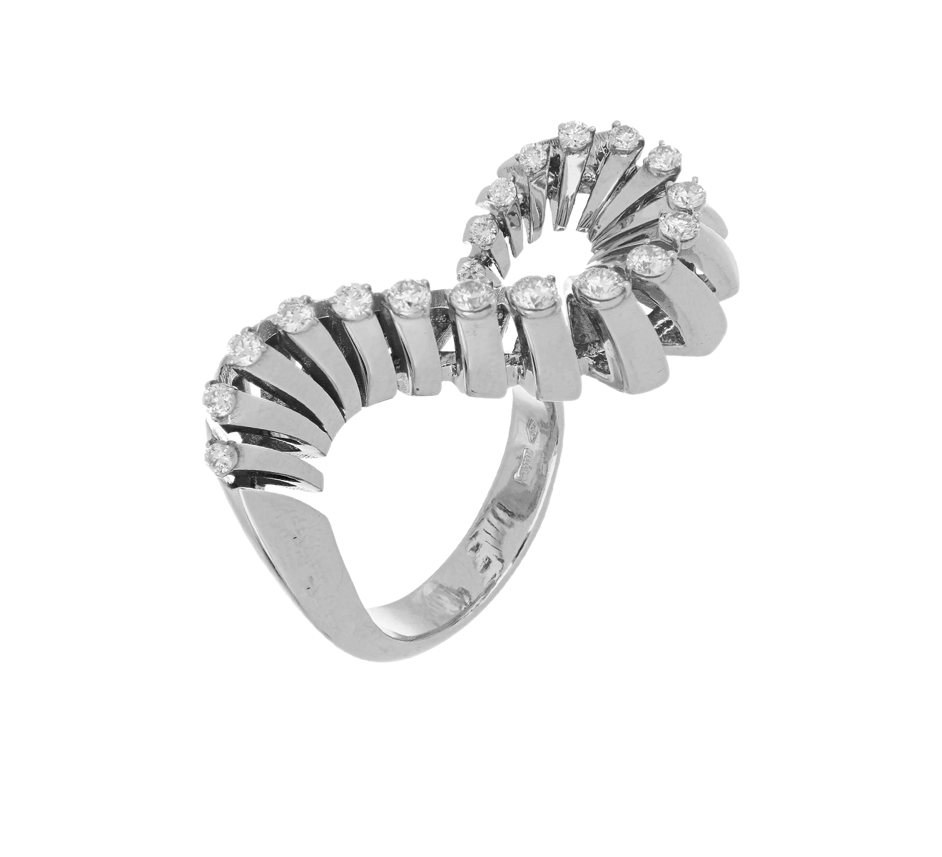 Кольцо FerriFirenze Soffio FF114RG43 - фото 1 – Mercury