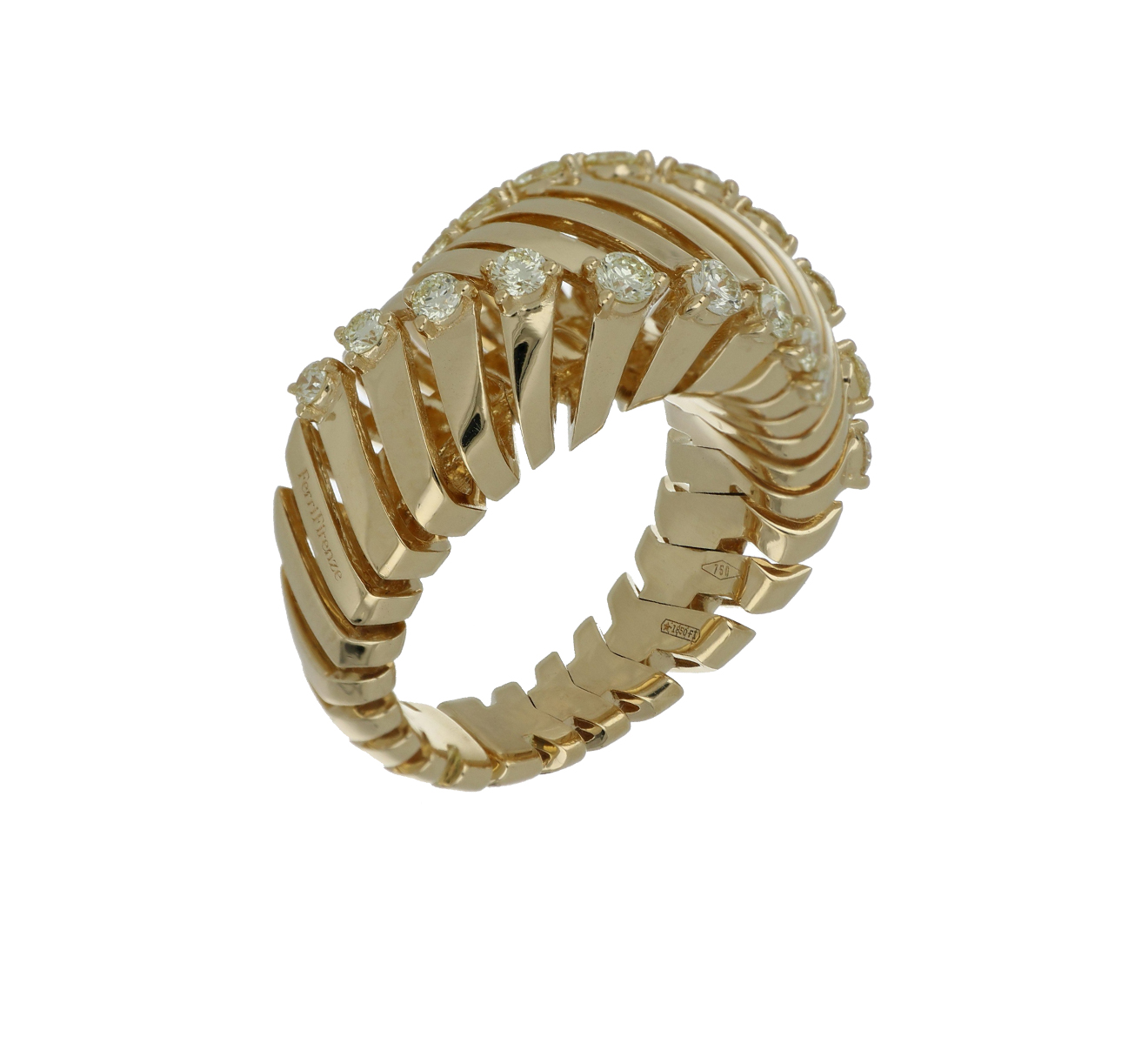 Кольцо FerriFirenze Soffio FF114RG51 - фото 1 – Mercury