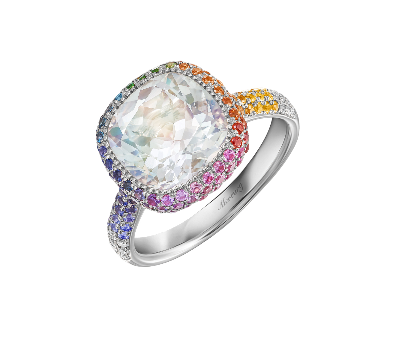 Кольцо Mercury Bonbons MR15245/WG/MIXMST - фото 1 – Mercury