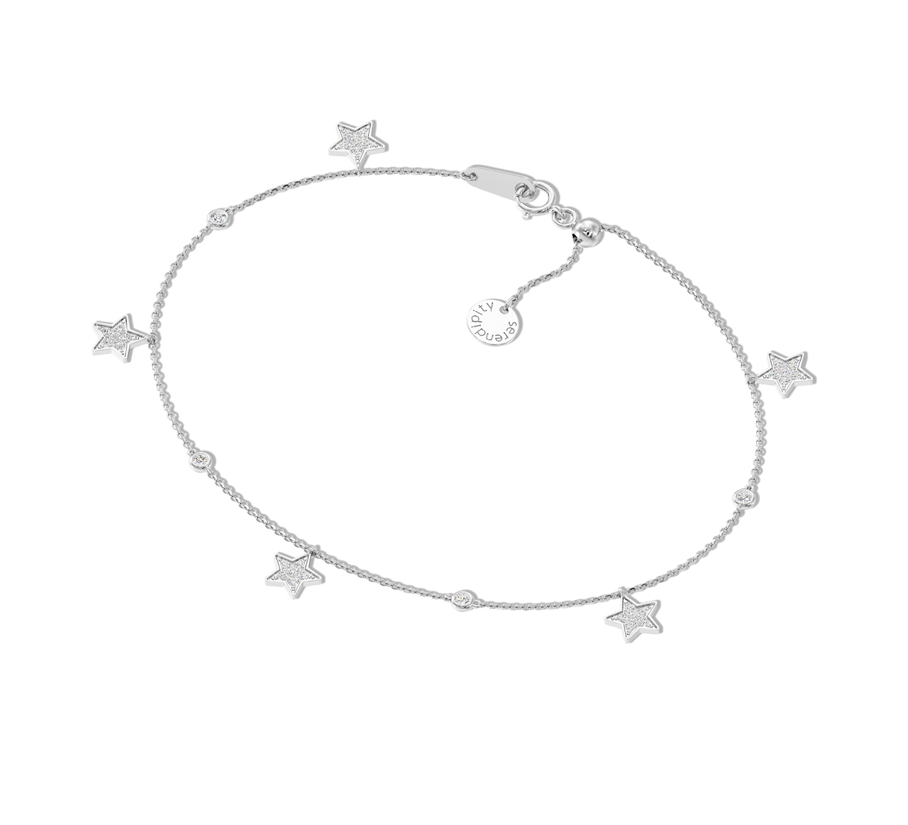 Браслет на ногу Serendipity Pave EJA0001W - фото 3 – Mercury