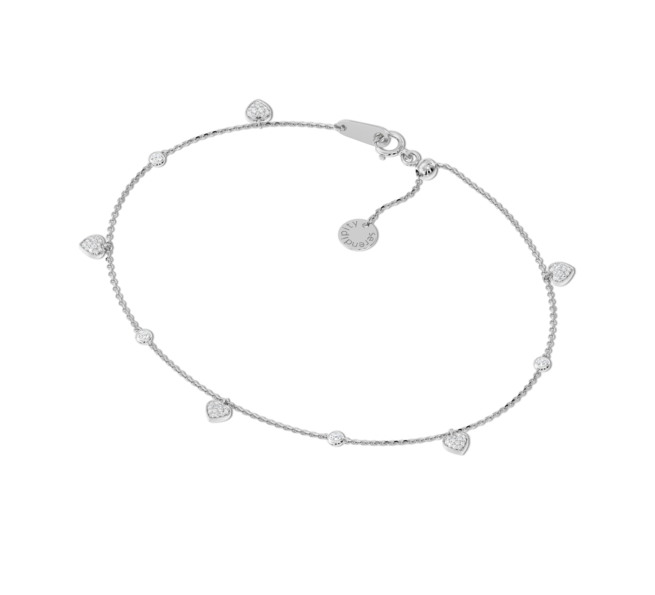 Браслет на ногу Serendipity Pave EJA0003W - фото 3 – Mercury