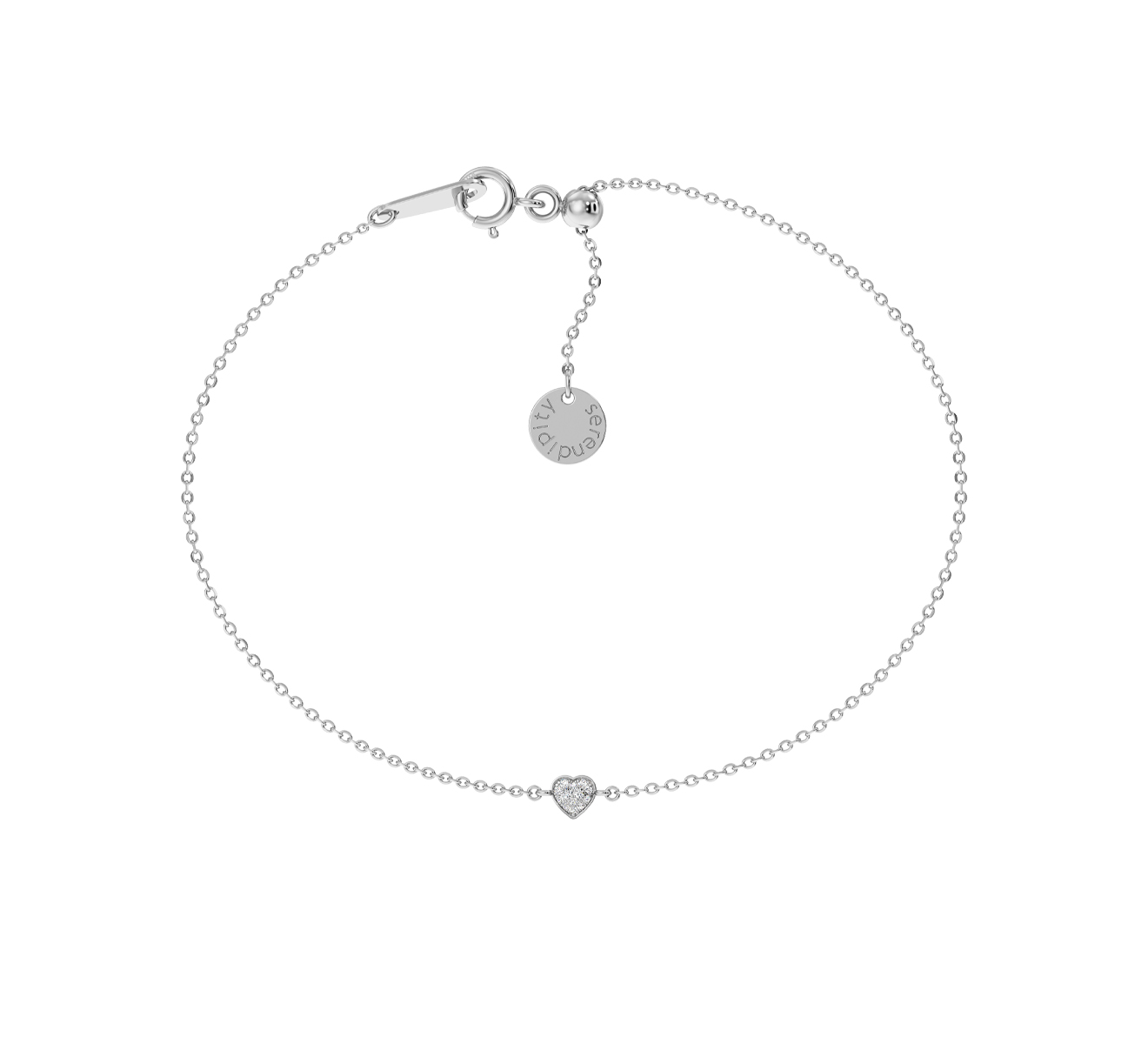 Браслет на ногу Serendipity Pave EJA0009W - фото 1 – Mercury